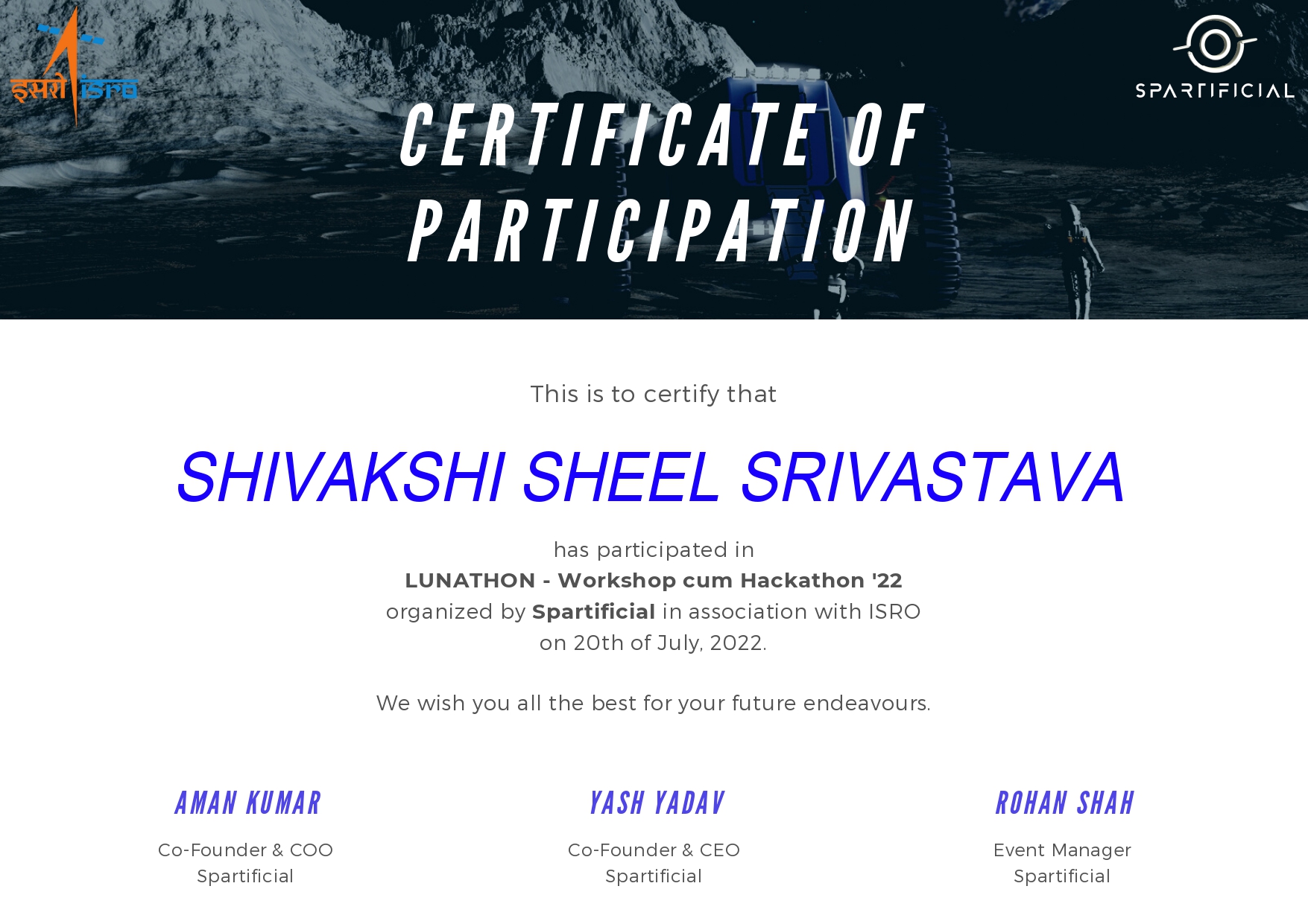 ISRO Hackathon